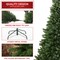 Casafield Realistic Green Spruce Unlit Artificial Holiday Christmas Tree with Sturdy Metal Stand